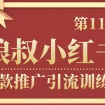 狼叔小红书爆款推广引流训练课第11期，手把手带你玩转小红书-网创指引人