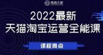 电商大参老梁新课，2022最新天猫淘宝运营全能课，助力店铺营销-网创指引人