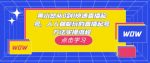 黄小悠从0到1快速直播起号，人人都能玩的直播起号方法实操流程-网创指引人