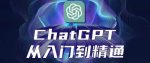 ChatGPT从入门到精通，从0-1专业操作，完整的变现项目实操-网创指引人