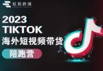 2023TikTok海外短视频带货陪跑营，从TK小白到TK高阶短视频运营快速变身优质带货达人-网创指引人