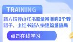 新人玩转小红书流量暴涨的8个野路子，小红书新人快速流量破局-网创指引人