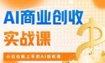 AI商业掘金实战课，小白也能上手的AI创收课-网创指引人