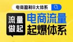 8大体系流量篇·流量做起，电商流量起爆体系线上课-网创指引人