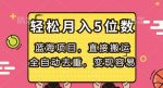 蓝海项目，直接搬运，全自动去重，变现容易，轻松月入5位数【揭秘】-网创指引人