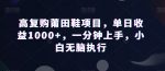 高复购莆田鞋项目，单日收益1000+，一分钟上手，小白无脑执行-网创指引人