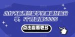 小红书新西兰留学生赛道经验分享，1个月变现68000【揭秘】-网创指引人