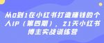 从0到1在小红书打造赚钱的个人IP（第四期），21天小红书博主实战训练营-网创指引人