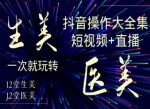 美业全干货·生美·医美抖音操作合集，短视频+直播，一次就玩转-网创指引人