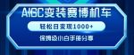 AIGC变现！带领300+小白跑通赛博机车项目，完整复盘及保姆级实操手册分享【揭秘】-网创指引人