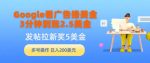 Google看广告撸美金，3分钟到账2.5美金，发帖拉新5美金，多号操作，日入200美元-网创指引人