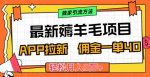 最新薅羊毛项目，利用购物APP拉新，佣金一单40.配合独家引流方法-网创指引人