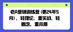 老A营销训练营(更24年5月)，轻理论，重实战，轻概念，重本质-网创指引人